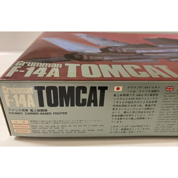 NEW Hasegawa Grumman F-14A Tomcat 1/72 Scale Model Kit Navy Fighter Top Gun 1987 - Picture 8 of 12